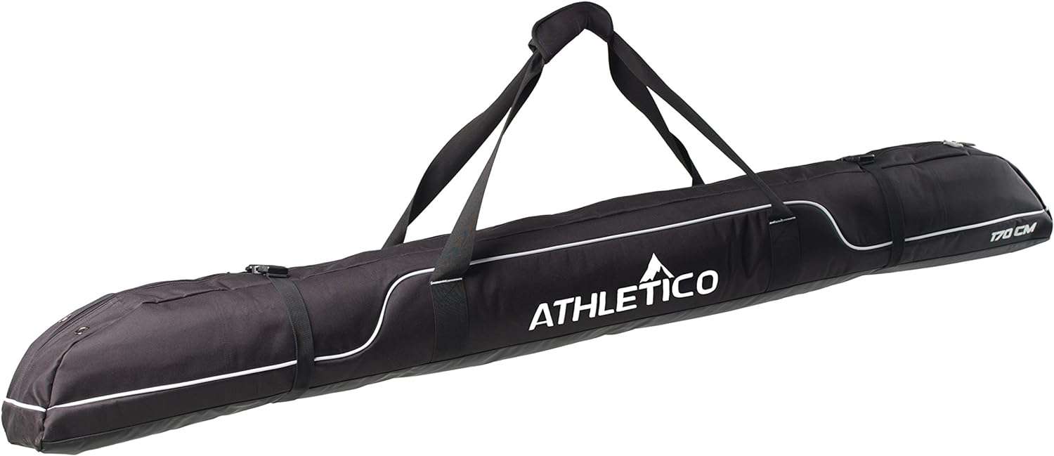 Athletico Diamond Trail Padded Ski Bag - Single Ski Travel Bag to Transport Skis - 6