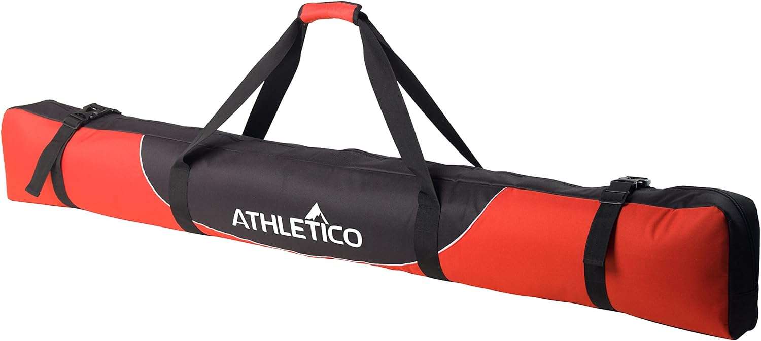 Athletico Mogul Padded Ski Bag - Fully Padded Single Ski Travel Bag - 7