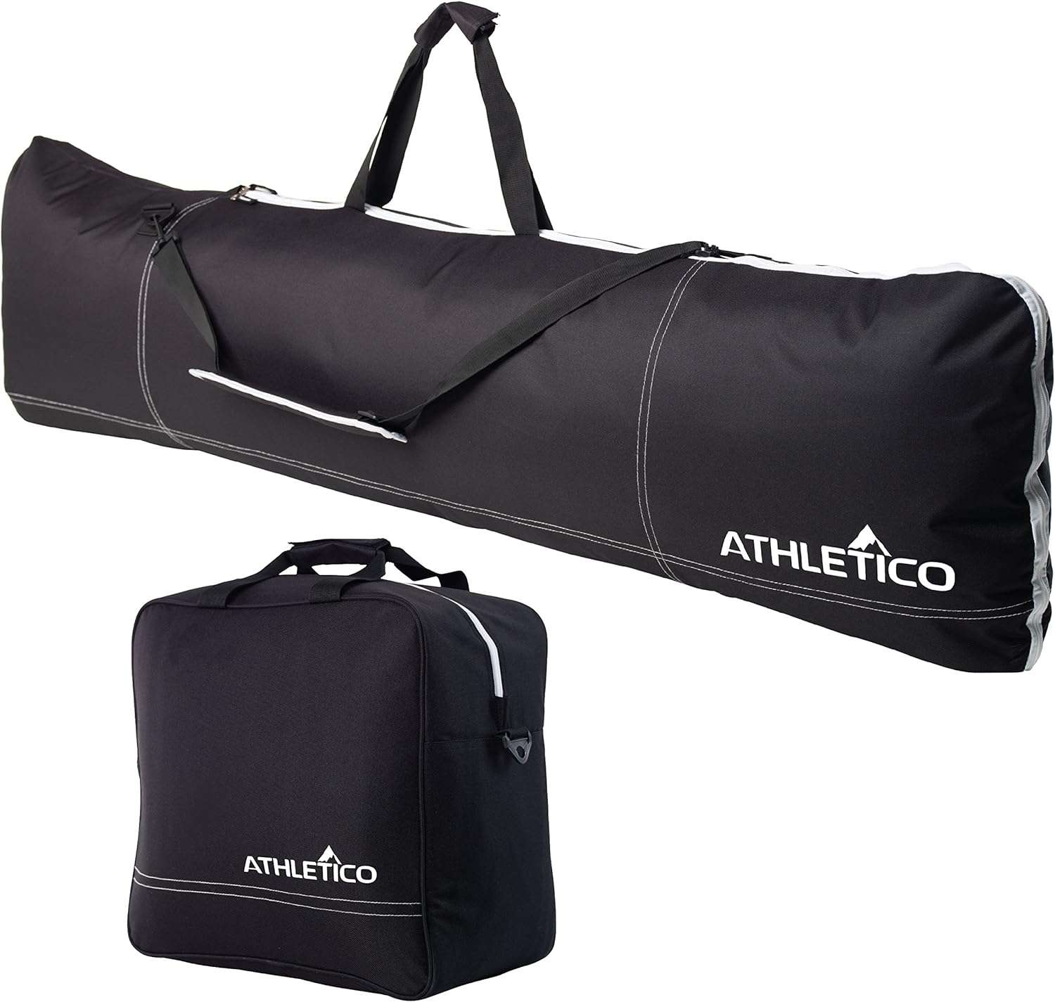 Athletico Padded Two-Piece Snowboard and Boot Bag Combo - Store & Transport Snowboard Up to 165 CM and Boots Up To Size 13 - 1