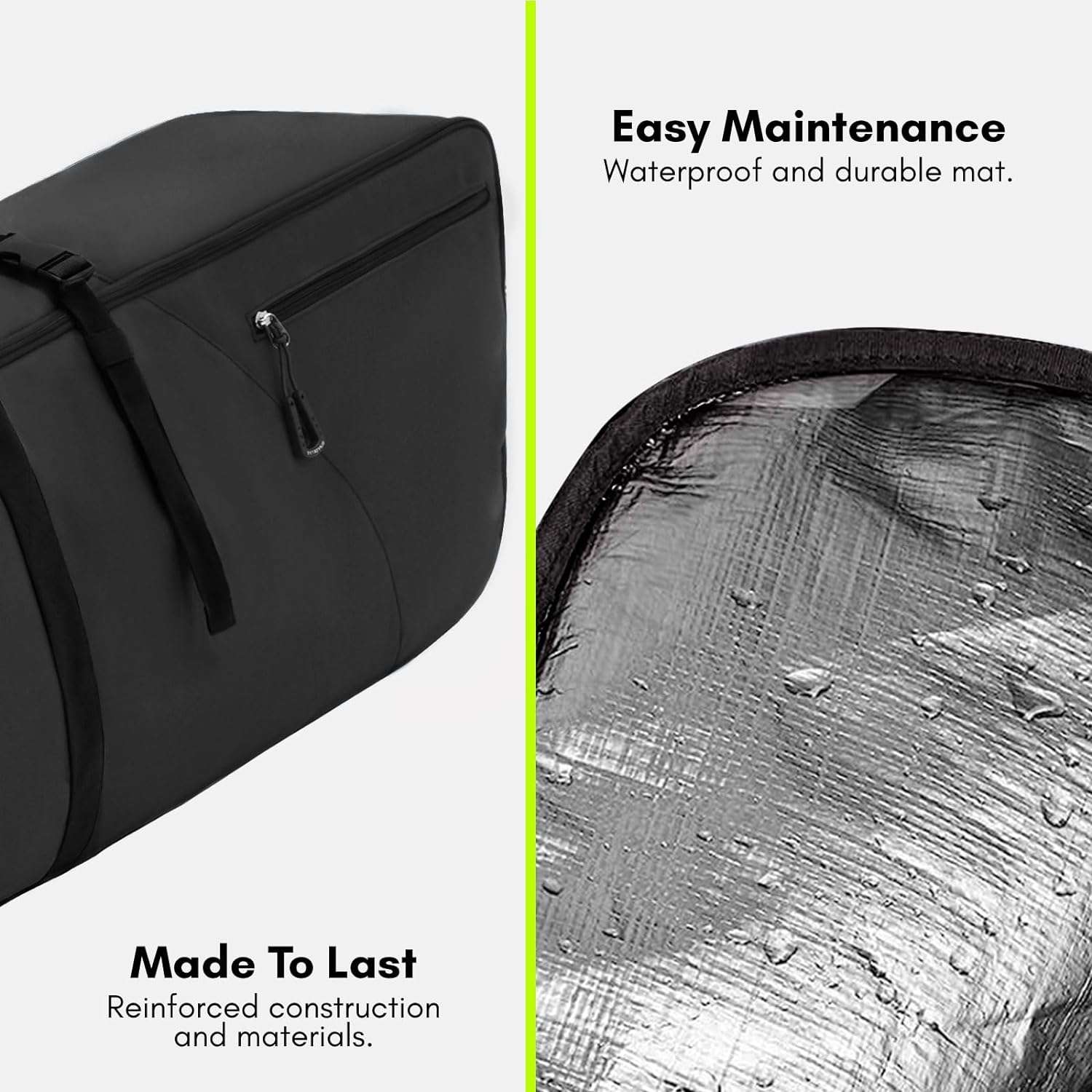 Extremus SnowMad Padded Snowboard Bag for Air Travel - Protective Snowboard Travel Bag for Smooth Carrying, Storage & Transportation of your Snowboard - 3