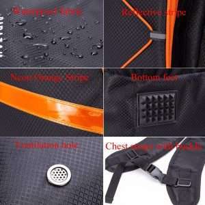 PAPAZAU Ski Boot Bag – Skiing and Snowboarding Travel Backpack – Stores Gear Including Jacket, Helmet, Goggles, Gloves & Accessories - 5