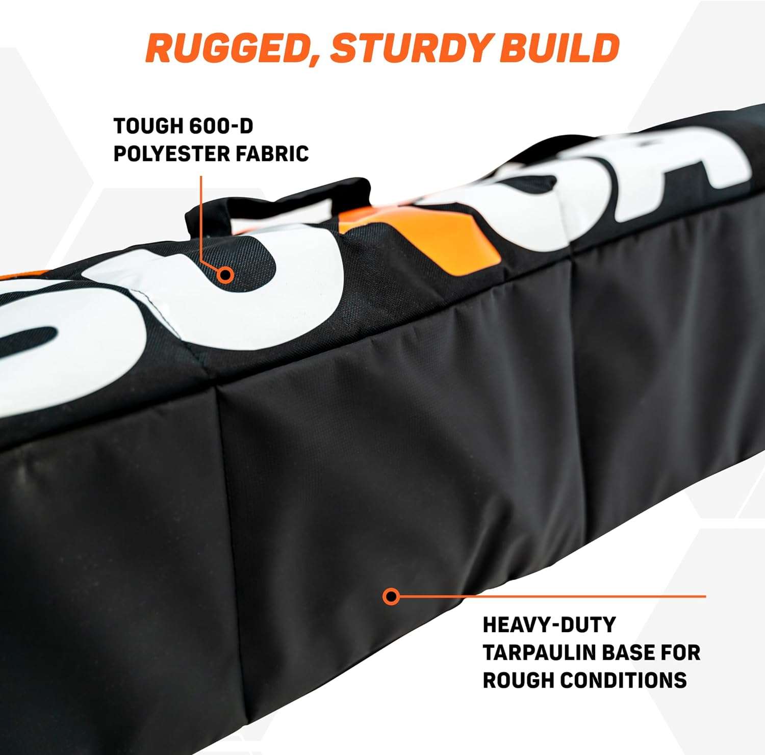 Premium Padded Ski Bag for Air Travel - Single Ski Carry Bags for Cross Country, Downhill, Ski Clothes, Snow Gear, Poles and Accessories for Ski Carrier Travel Luggage Case - 3