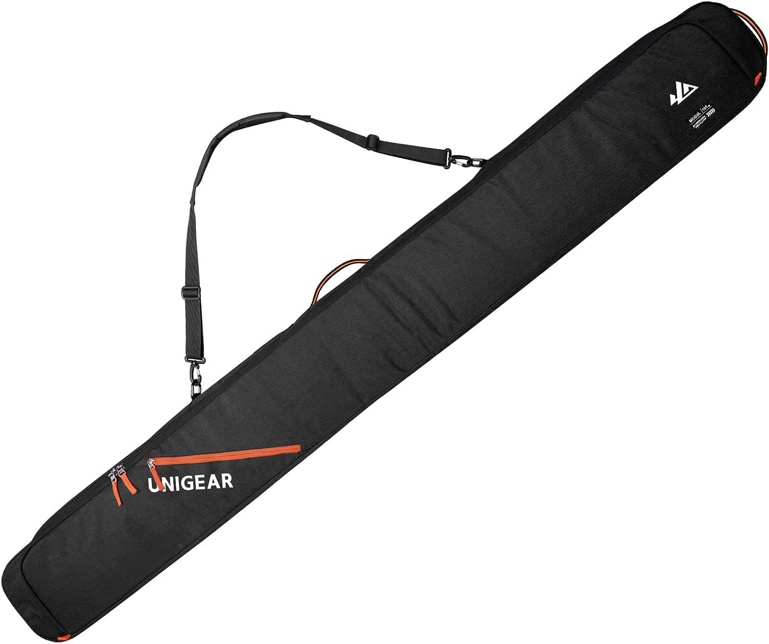 Unigear Ski Bag for Air Travel, 360° Fully Padded Protection, Water-Resistant and Durable up to 192cm for Snow Air Travel Transport - 1