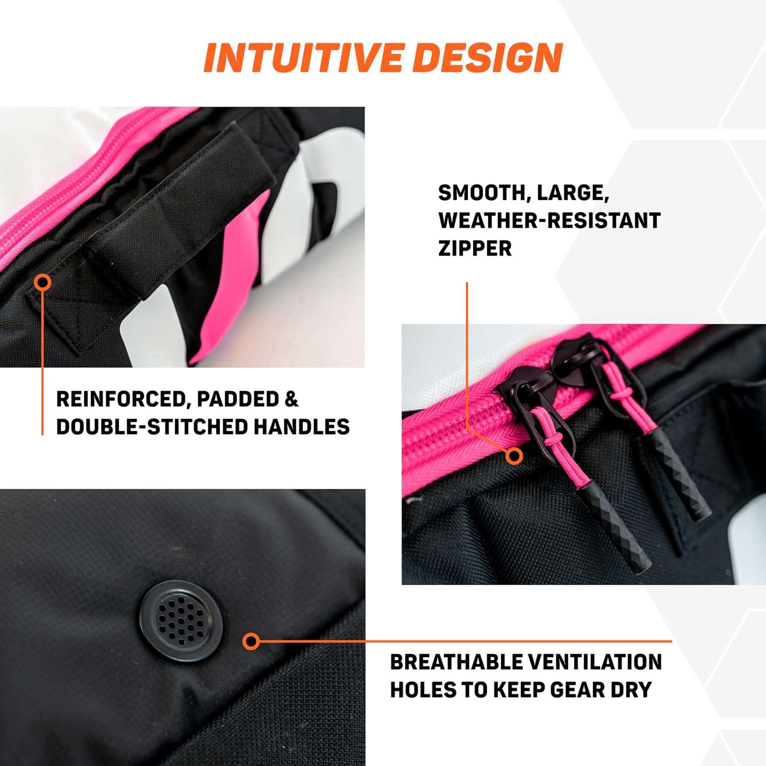 Premium Padded Ski Bag for Air Travel - Single Ski Carry Bags for Cross Country, Downhill, Ski Clothes, Snow Gear, Poles and Accessories for Ski Carrier Travel Luggage Case - 6