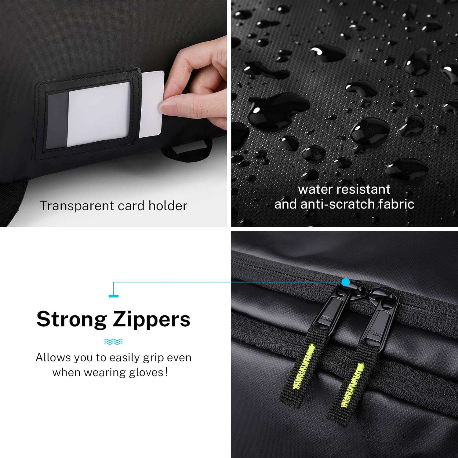 Gonex 50L Ski Boot Bag Backpack, Waterproof Snowboard Boot Backpack for Men Women, Ski Boots Bag for Travel, Ski, Snowboard, Helmet, Goggles and Outerwear Black - 5