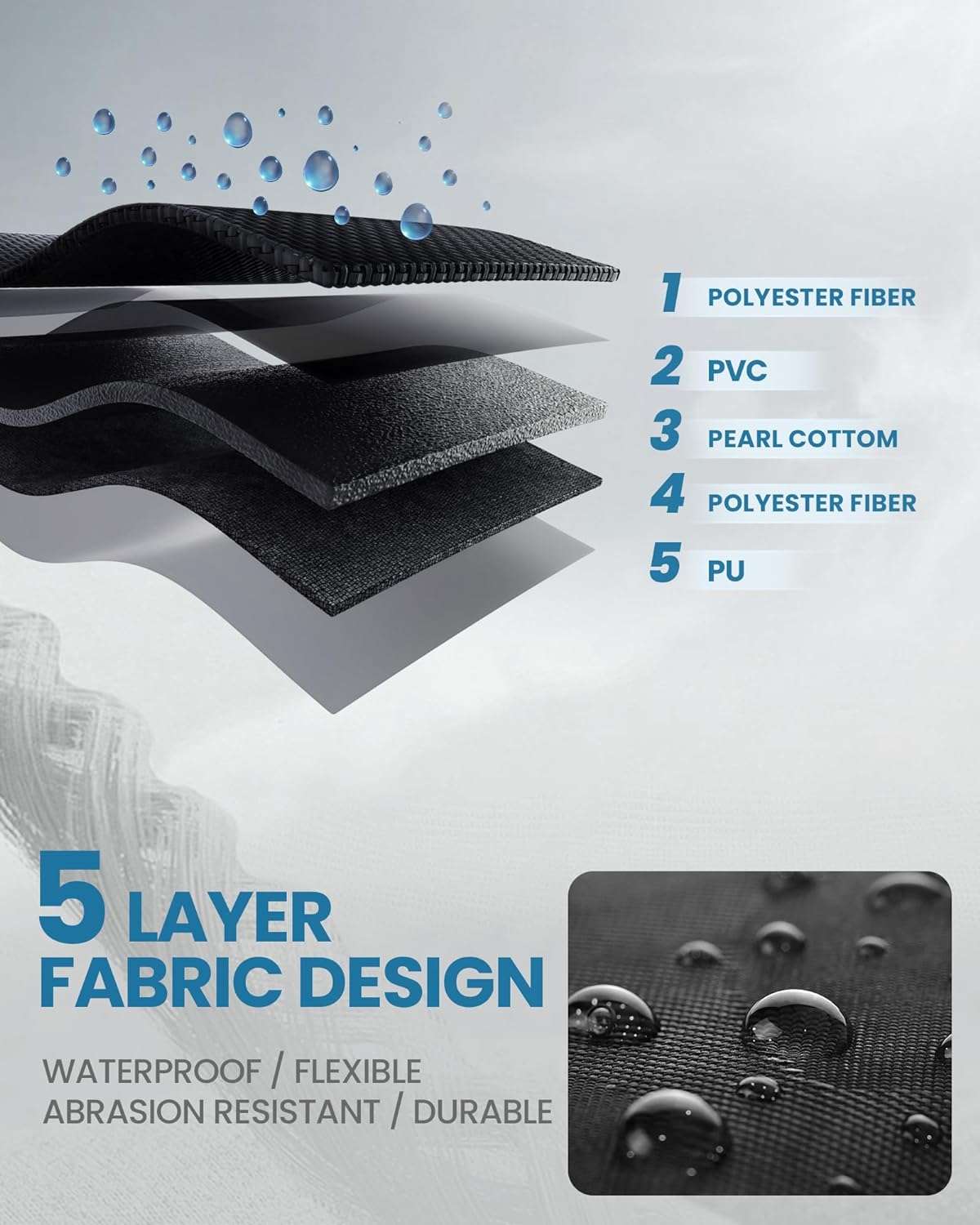 OutdoorMaster Ski Boot Bag, 65L Waterproof Ski Snowboard Boots Shoulder Pad Skiing Backpack for Helmets, Goggles Men & Women - 4