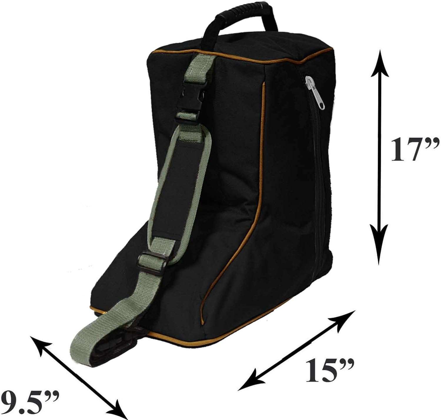 Tahoe 3 Layers Padded Western Boot Carry Bags - 4