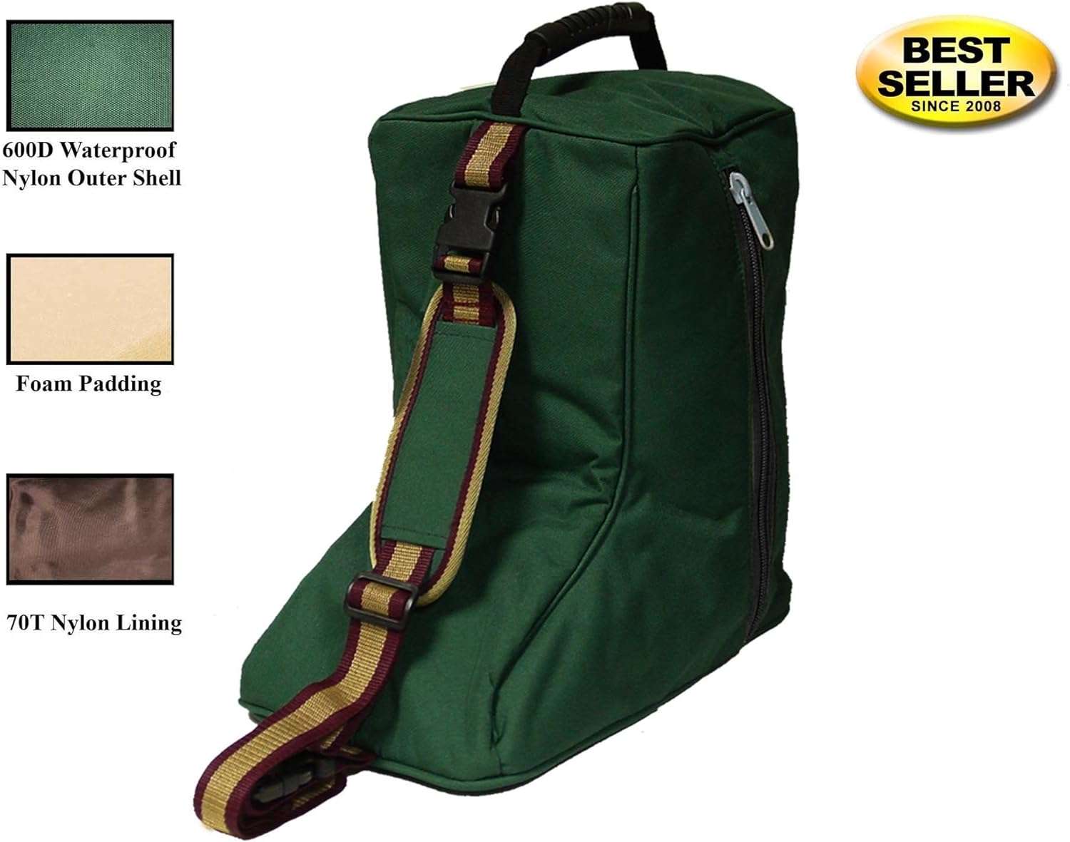 Tahoe 3 Layers Padded Western Boot Carry Bags - 5