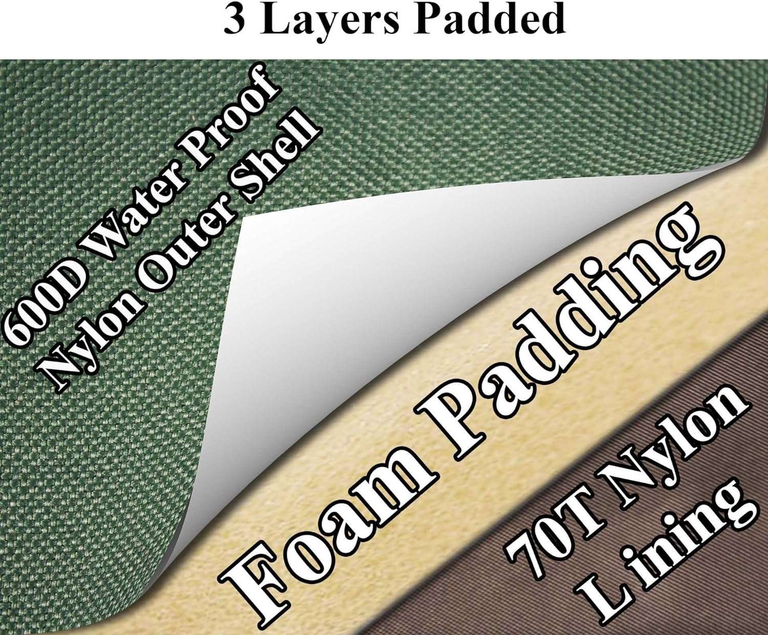 Tahoe 3 Layers Padded Western Boot Carry Bags - 7