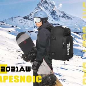 AIRTTUZ Ski Boot Bag - Ski and Snowboard Boots Backpack，Excellent for Travel with Waterproof Exterior & Bottom - for Men, Women and Youth. - 2