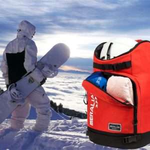 Ski Boot Bag - 50L Ski Boot Travel Backpack Waterproof Snowboard Boot Backpack for Travel Stores Gear Including Helmet, Goggles and Outerwear. - 2