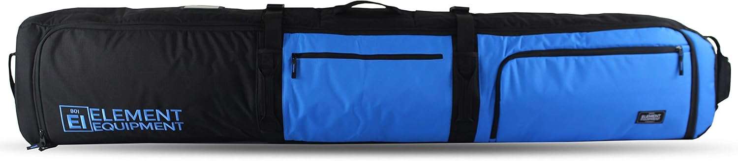 Wheeled Padded Ski Bag Ultimate Double - Premium High End Double Roller Travel Bag - 1