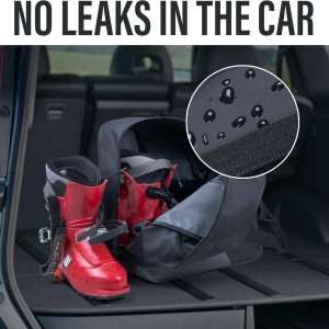 Ski Bag and Boot Bag Combo - Ski Bags for Air Travel - Unpadded Snow Ski Bags - For Skis Up to 180cm - 5