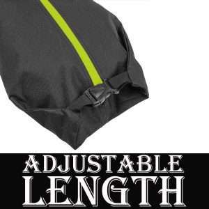 MOOCY Ski Bag for Air Travel, Unpadded Snow Bag Fits Skis Up to 200cm, Carrying Bag for Adults and Children - 5