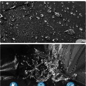 OutdoorMaster Ski Bag with Hard Shell On Both Ends, Ski Bags for Air Travel, Ski Case with Pockets and Removable Shoulder Straps - Up to 185cm Ski Boards - 3