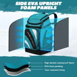 Maelstrom Ski Boot Bag,55L Large Ski Boots Travel Backpack for Men Women,Waterproof Snowboard Boot Bag for Skis Accessories - 6