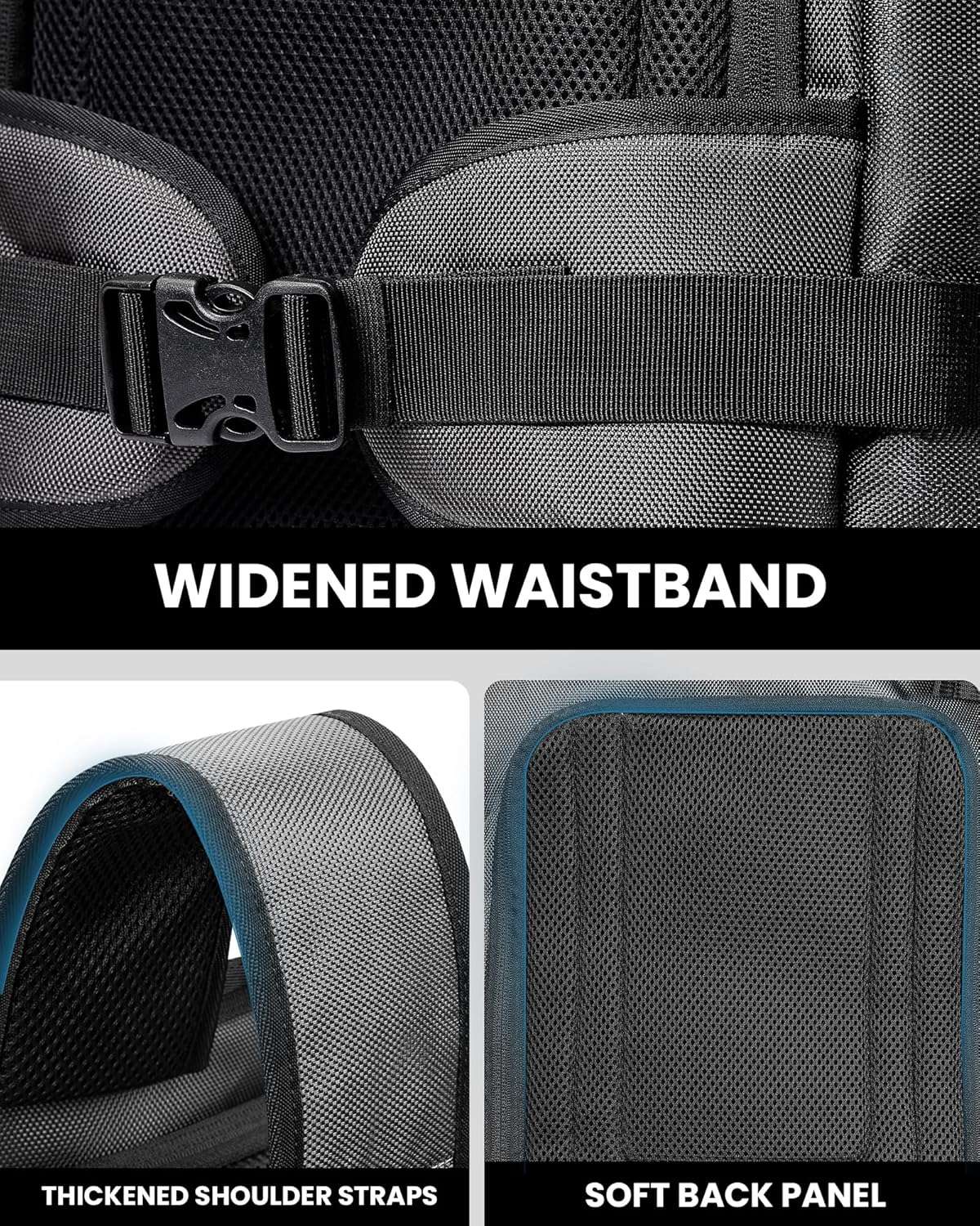 OutdoorMaster Ski Boot Bag, 65L Snowboard Boots Travel Backpack for Helmet, Ski Shoes, Goggles, Gloves and Accessories, Waterproof Exterior & Bottom - 5