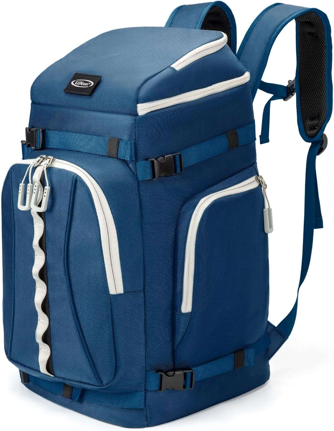 Ski Boot Bag, 65L Waterproof Ski Bag & Snowboard Boot Bag, Travel Backpack for Skis Snowboard Helmet Goggles & Accessories - 1