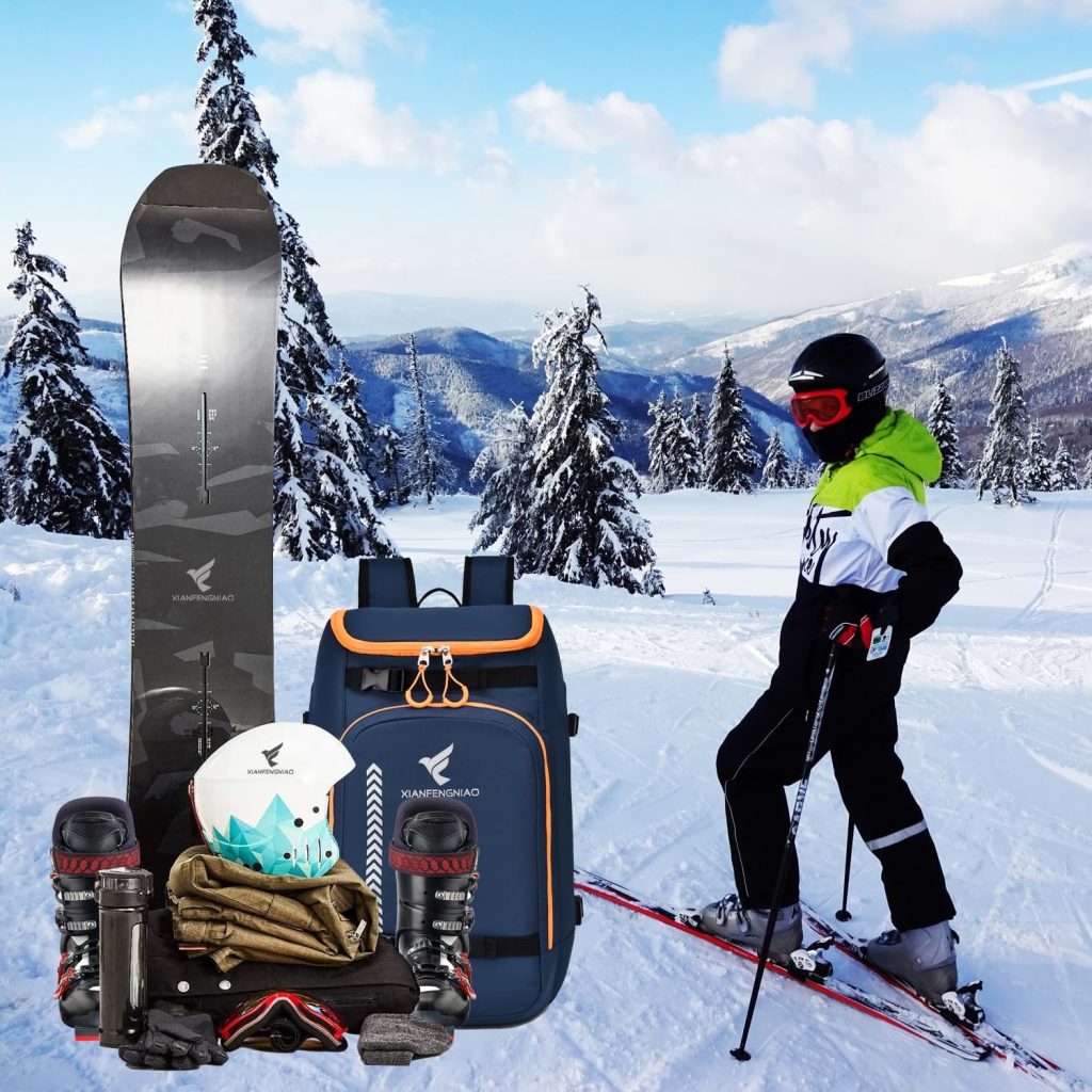 How to Pack Goggles, Gloves and Clothing Around Ski Boots Safely — SkiTravelBag guide image