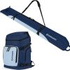 Odoland Ski Bag and Boot Bag Combo, Padded Ski Bags for Air Travel, Snow Ski bags Fit Ski Up to 200cm, Waterproof Double Bag for Storage, Transport Ski Gear, Men Women - 1