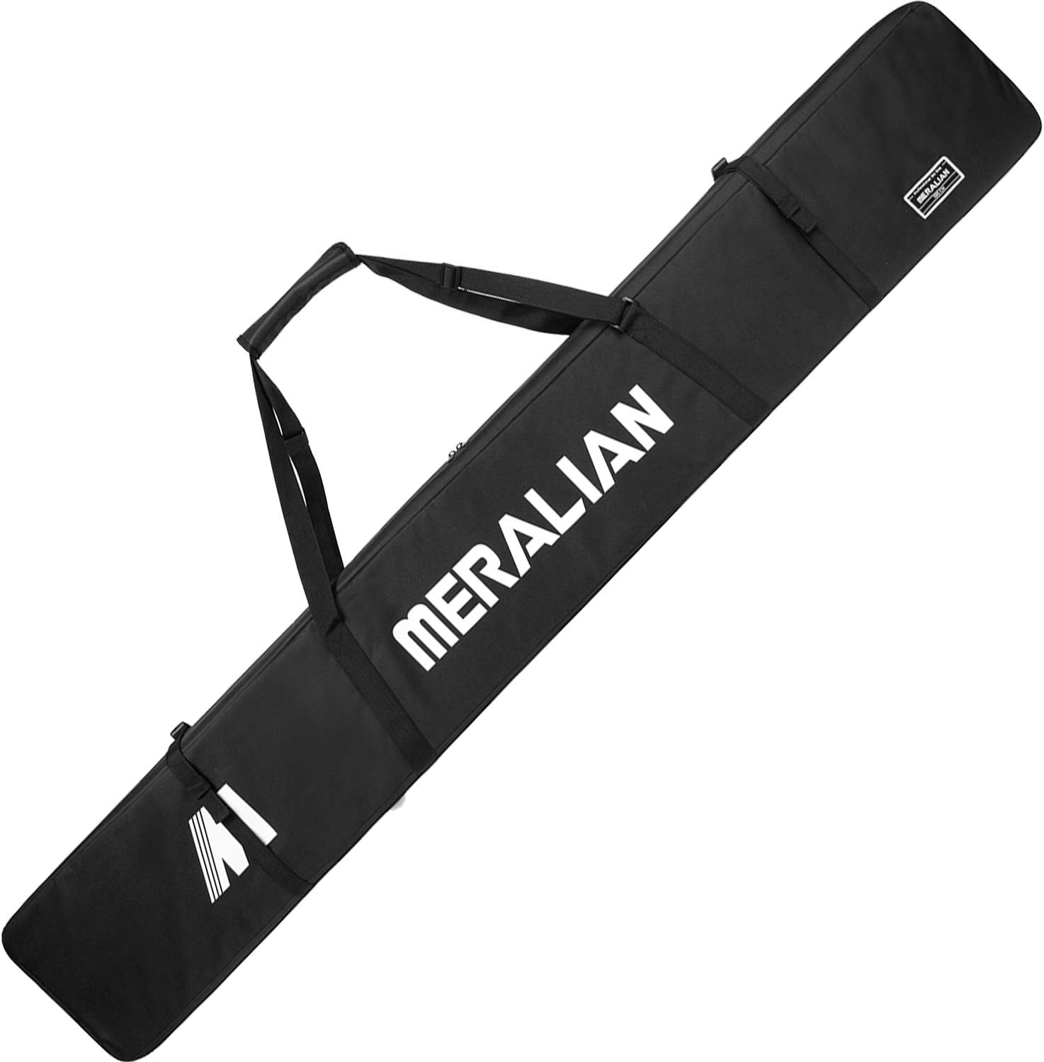 Padded Ski Bag,Waterproof Full Padded Single Ski Travel Bag with Adjustable Shoulder Strap. - 1