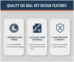 Ski Bag with Boot Compartments