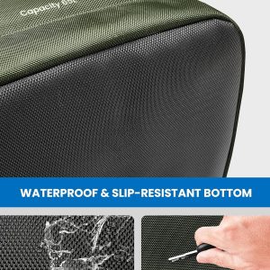 OutdoorMaster Ski Boot Bag, 65L Snowboard Boots Travel Backpack for Helmet, Ski Shoes, Goggles, Gloves and Accessories, Waterproof Exterior & Bottom - 6