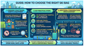 Ski Bag for Flying with Equipment