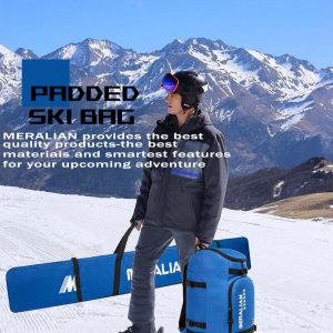 Ski Boot Bag - 50L Ski Boot Travel Backpack Waterproof Snowboard Boot Backpack for Travel Stores Gear Including Helmet, Goggles and Outerwear. - 7