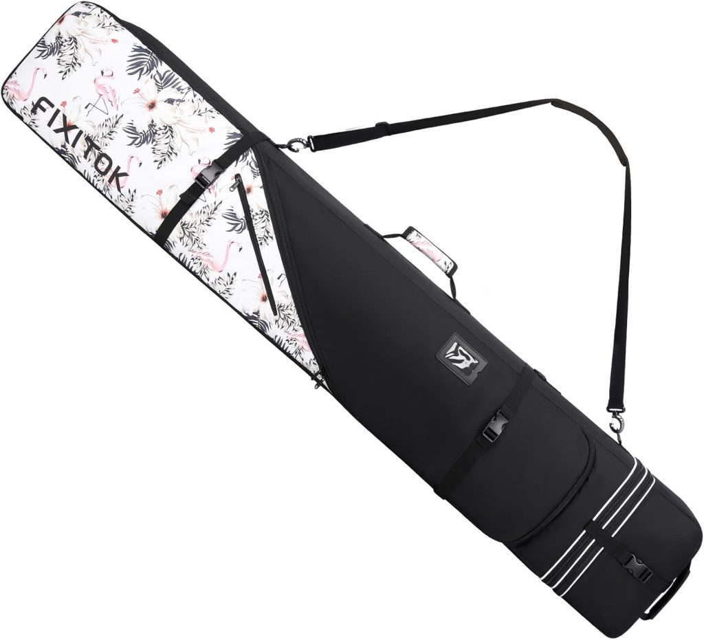 Snowboard & Ski Bag for Air Travel, Waterproof Full Padded Snowboard Bag Fit Board, Boots, Clothes, Helmet and Gear, Adjustable Length Ski Bag(157CM-181CM) - 1