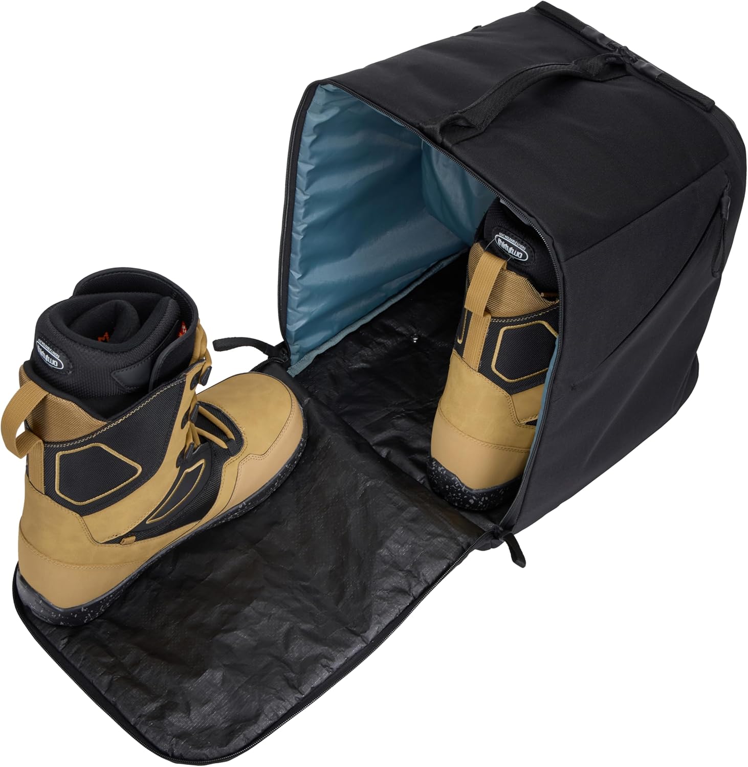 Thule RoundTrip 35L ski & Snowboard Boot Bag, Fits US 13 Boots, Helmet & Glove Storage, Travel-Friendly, Attach to ski Bag - 9