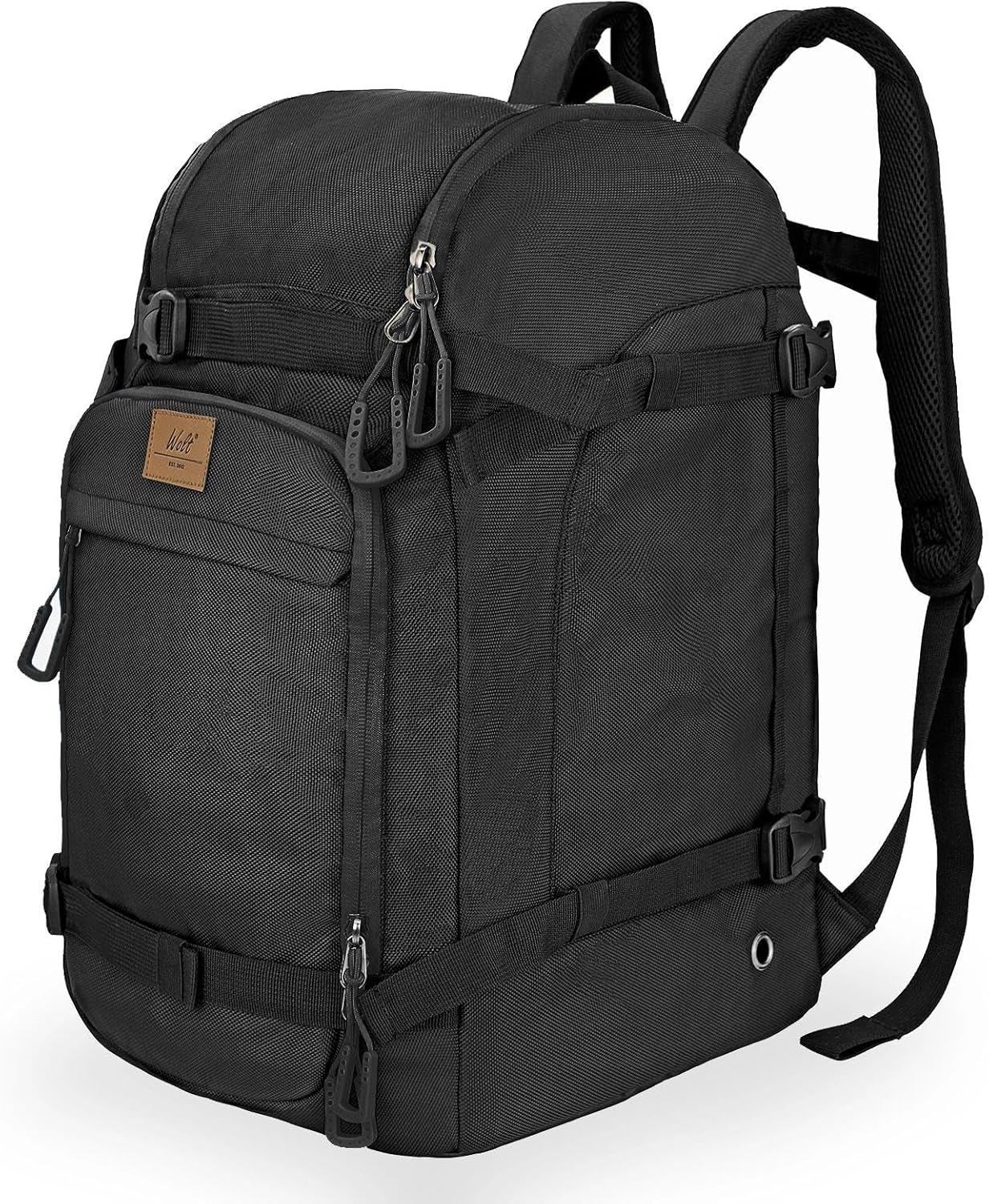 WOLT Ski Boot Bag Backpack - 50L Snowboard Boot Bag for Air Travel for Snow Boots, Ski Helmet, Gloves, Goggles, Skiing Gear - 1