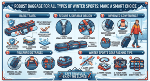Durable Luggage for Winter Sports Equipment