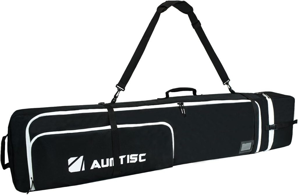 Snowboard Bag Size Chart by Board Length and Binding Setup — SkiTravelBag guide image