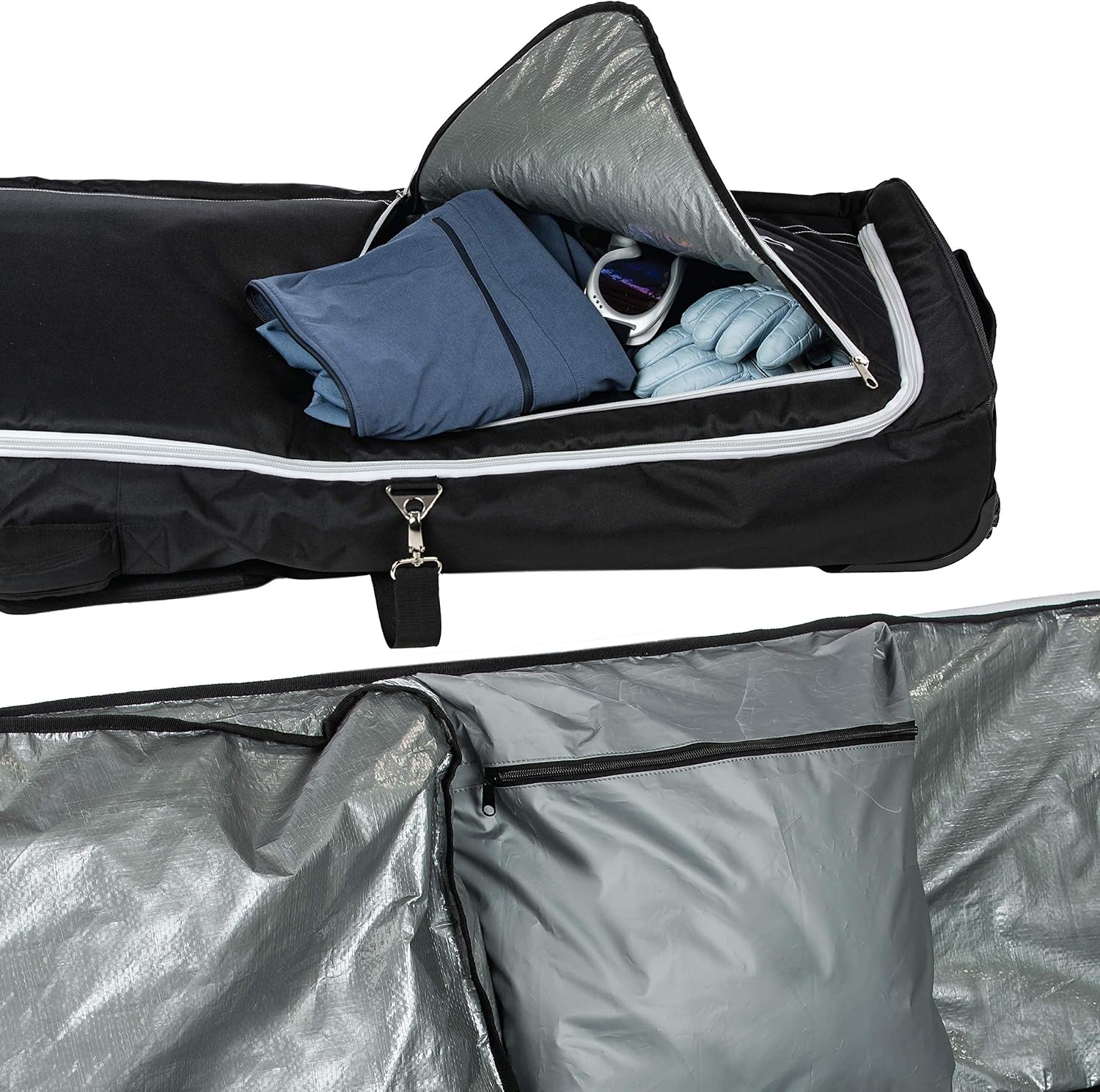Athletico Conquest Padded Snowboard Bag With Wheels - Travel Bag for Single Snowboard and Snowboard Boots - Image 7