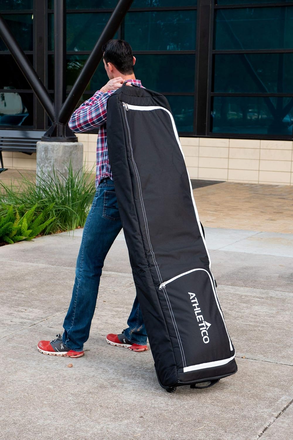 Athletico Conquest Padded Snowboard Bag With Wheels - Travel Bag for Single Snowboard and Snowboard Boots - Image 2
