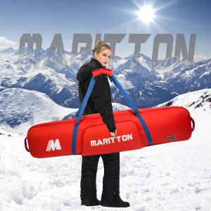 Alternative view of Padded Snowboard Bag- Perfect for Air Plane Travel for Snowboard, Goggles, Gloves, Ski Outdoor Camping,Available Length in 155cm 165cm.