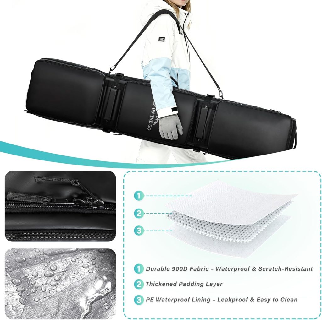 Snowboard Bag Size and Travel Guide for Boards, Bindings, Boots and Flights — SkiTravelBag guide image