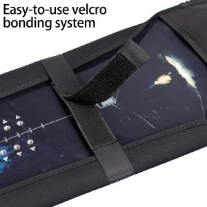 Alternative view of Snowboard Sleeve Cover, Waterproof SBR Rubber Snowboard Covers Sleeve Case, Snowboard Carry Case with Center Handle & Shoulder Strap, 100cm-170cm Full Sizes for Car Trunk Storage