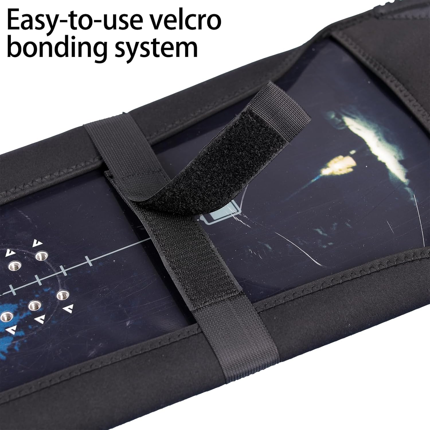 Snowboard Sleeve Cover, Waterproof SBR Rubber Snowboard Covers Sleeve Case, Snowboard Carry Case with Center Handle & Shoulder Strap, 100cm-170cm Full Sizes for Car Trunk Storage - Image 2