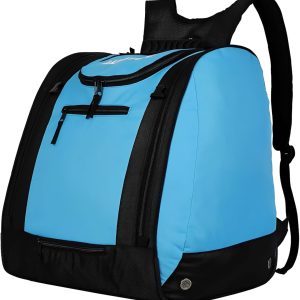50L Boot Bag,Ski Boots(Size 14) and Snowboard Boots Bag,Waterproof Snowboarding Travel Luggage,Hidden mesh pockets for helmet,Excellent for Store all ski gears - 1