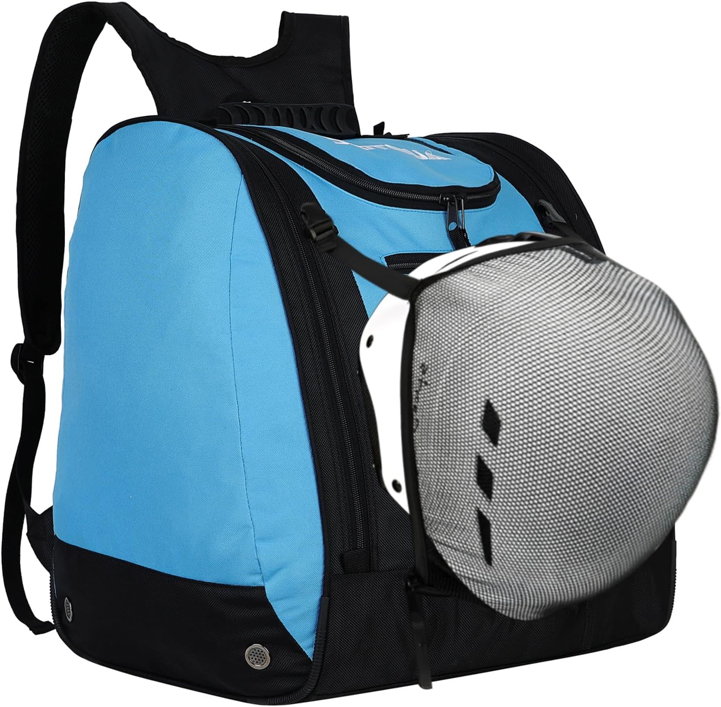50L Boot Bag,Ski Boots(Size 14) and Snowboard Boots Bag,Waterproof Snowboarding Travel Luggage,Hidden mesh pockets for helmet,Excellent for Store all ski gears - Image 5