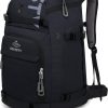Ski Boot Bag, 55L-70L Waterproof Ski and Snowboard Boots Travel Backpack for Skis, Snowboard, Ski Helmet, Goggles, Gloves & Accessories - 1