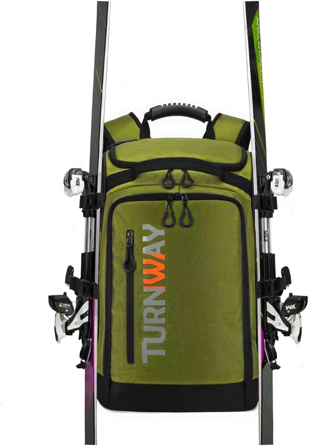 TurnWay Ski/Snowboard Boot Backpack/Ski Boot Backpack | Excellent for Store All Gear | Travel with Waterproof Exterior, Reflective Strip for Men, Women and Youth - Image 3