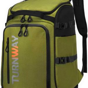 Alternative view of TurnWay Ski/Snowboard Boot Backpack/Ski Boot Backpack | Excellent for Store All Gear | Travel with Waterproof Exterior, Reflective Strip for Men, Women and Youth