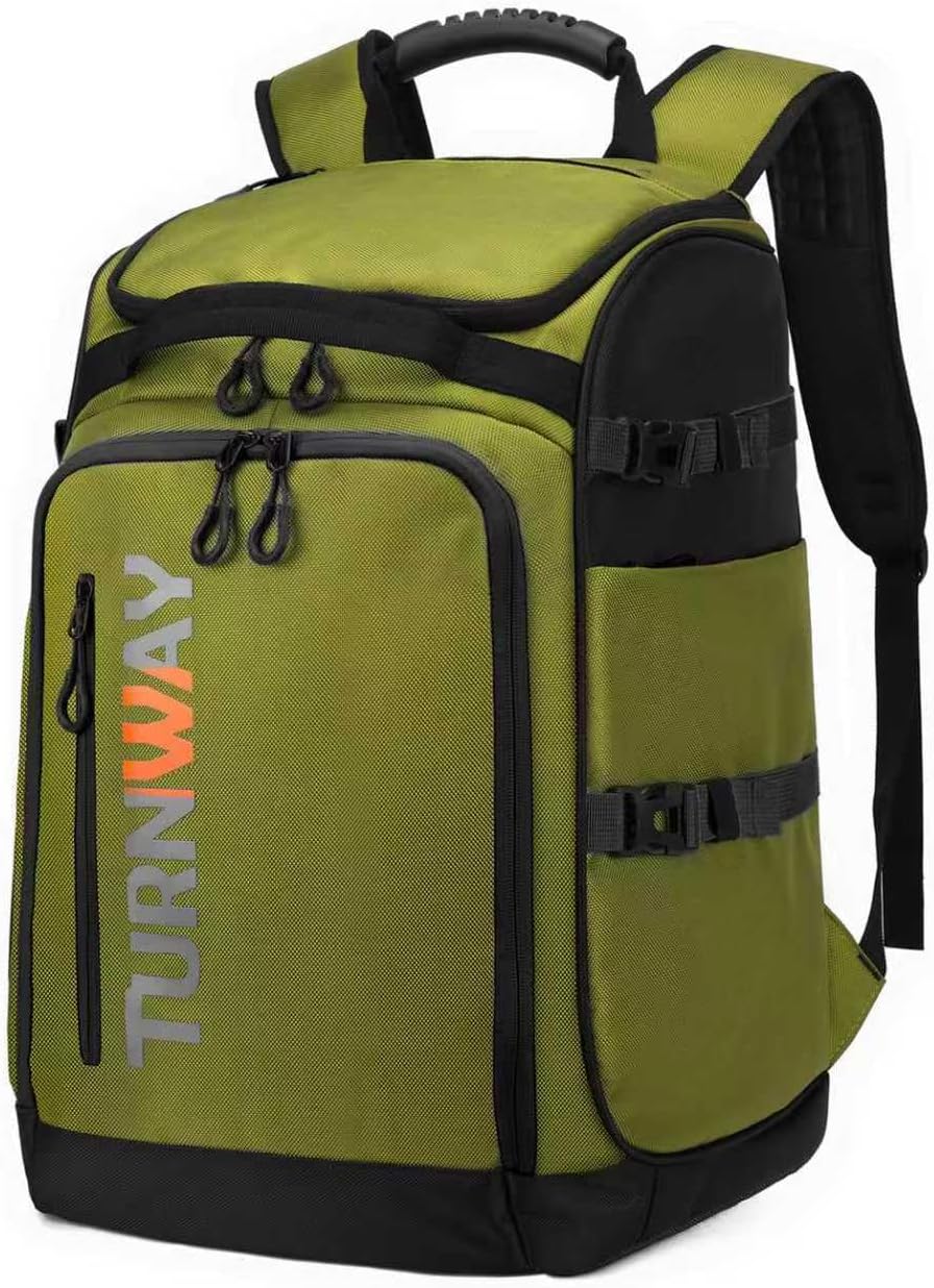 TurnWay Ski/Snowboard Boot Backpack/Ski Boot Backpack | Excellent for Store All Gear | Travel with Waterproof Exterior, Reflective Strip for Men, Women and Youth - Image 2