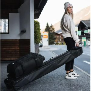Alternative view of Db Journey Snow Roller - Ski Bag with Wheels, Adjustable Length Ski Travel Bag, Fits 2 Pairs of Skis, Padded, Compressible, Roller Bag Attachment