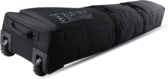 Element Equipment Wheeled Padded Ski Bag Ultimate Double - Premium High End Double Roller Travel Bag - 1
