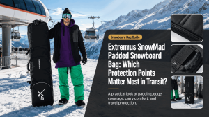 Extremus SnowMad Padded Snowboard Bag protection-zone inspection guide