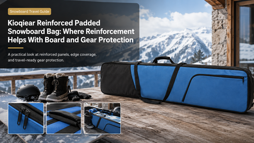 Kioqiear Reinforced Padded Snowboard Bag reinforcement and gear-protection guide